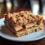 Salted Caramel Apple Crumble Bars Fall Treat
