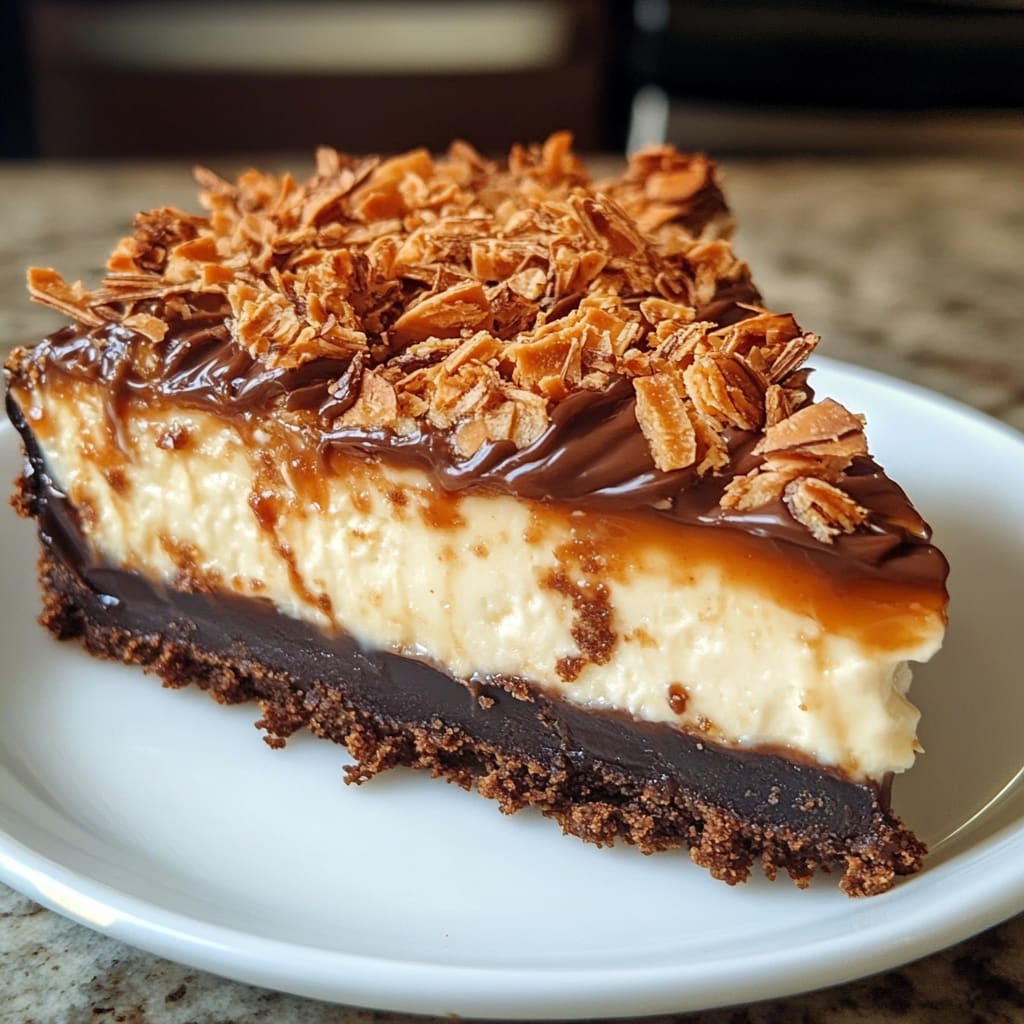 Samoa Cheesecake Recipe