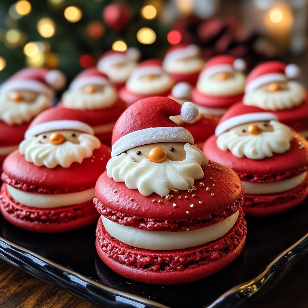 Santa Claus Macarons Recipe