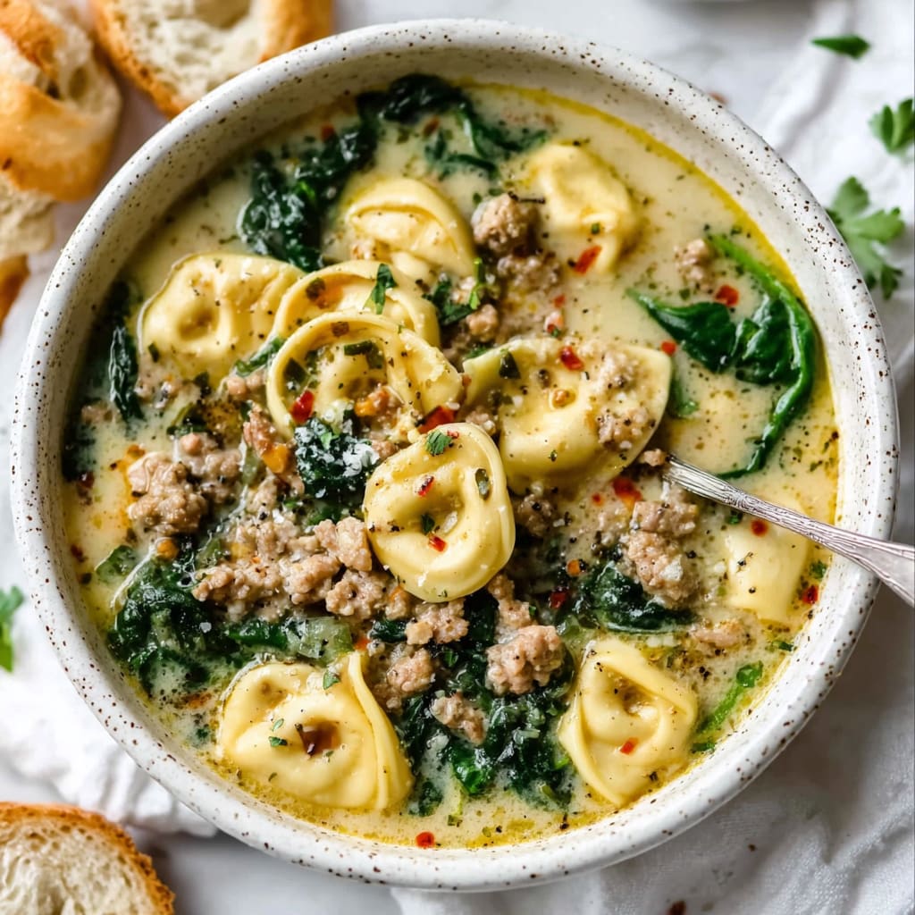 Sausage Tortellini Soup