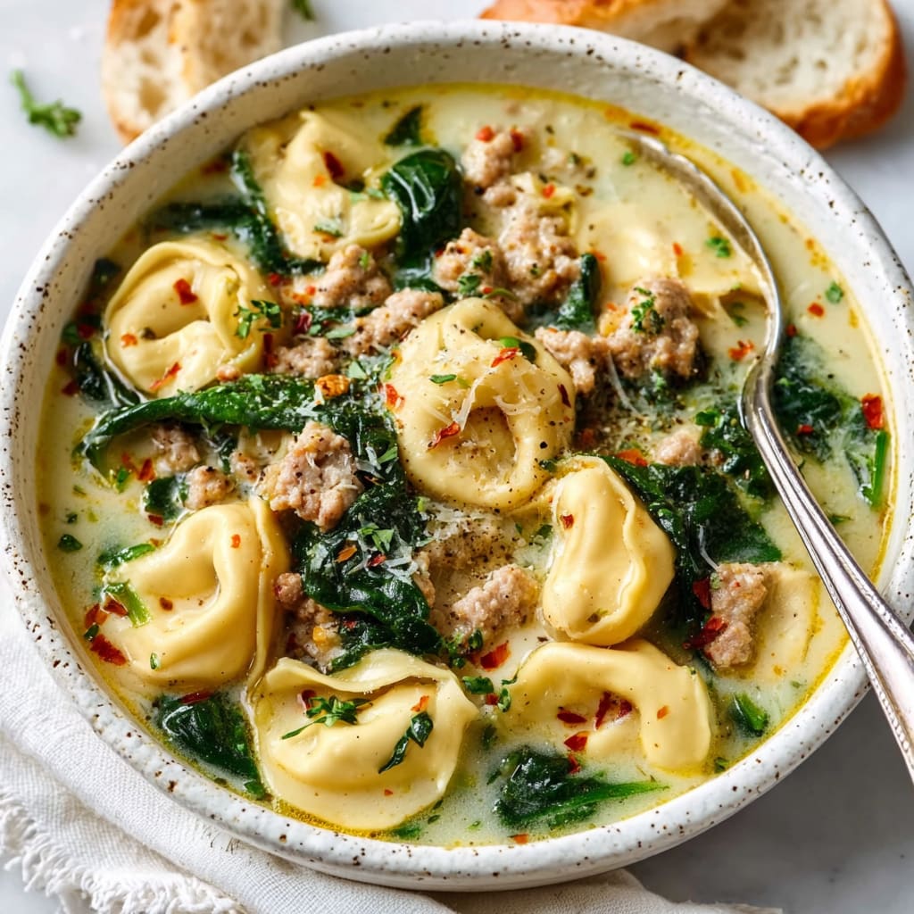 Sausage Tortellini Soup