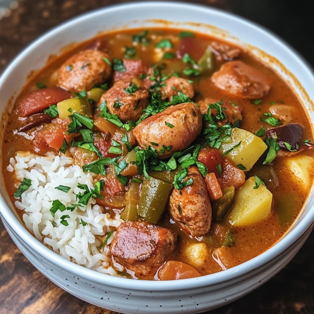Slow Cooker Crockpot Gumbo Recipe