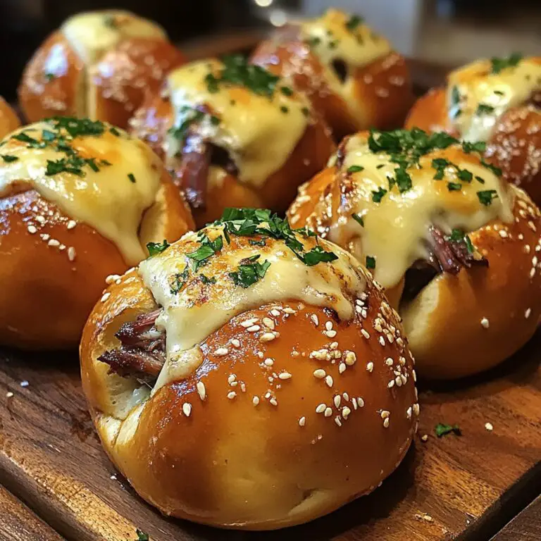 Smoked Brisket & Beer Cheese Pretzel Bombs