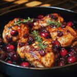 Sweet and Savory Cranberry Glazed Chicken