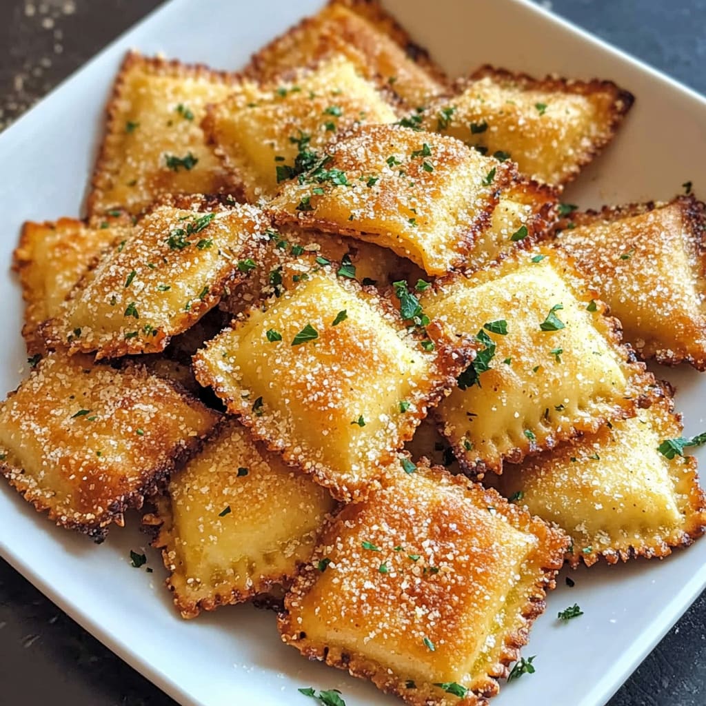 Toasted Ravioli in Air Fryer or Oven
