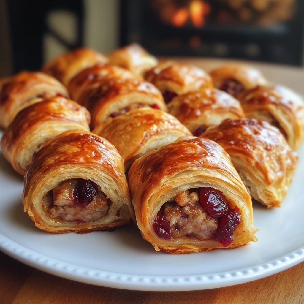 Turkey & Cranberry Sausage Rolls