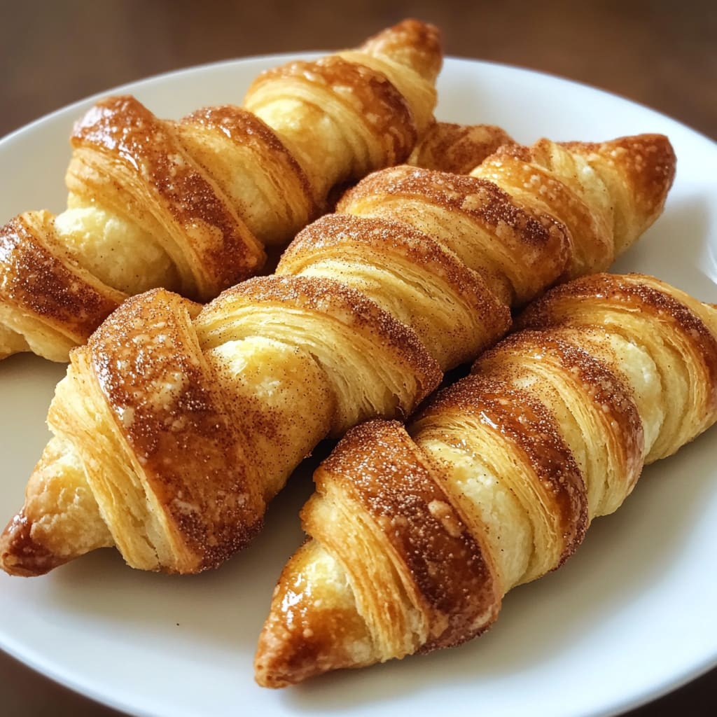 Warm Cinnamon Crescent Twists