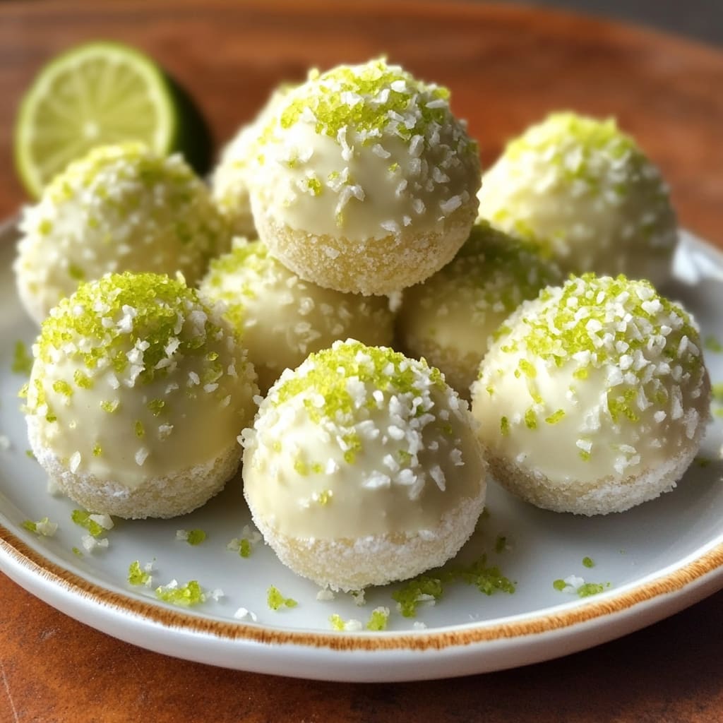 Zesty Key Lime Truffles