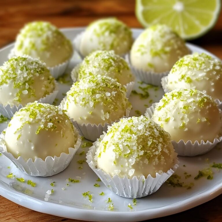 Zesty Key Lime Truffles