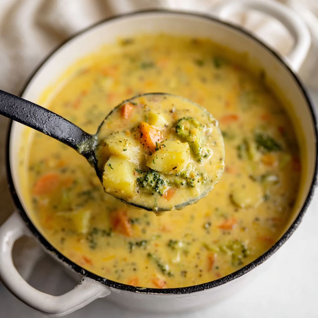 Broccoli Potato Cheese Soup