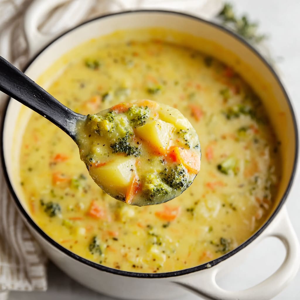 Broccoli Potato Cheese Soup