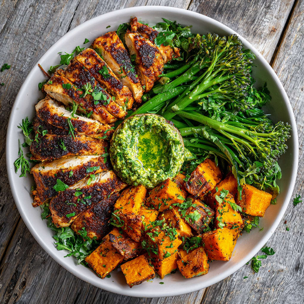Cajun Chicken & Sweet Potato Bowls