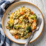 Cheesy Chicken Quinoa Casserole