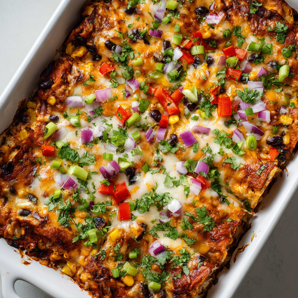Chicken Burrito Casserole