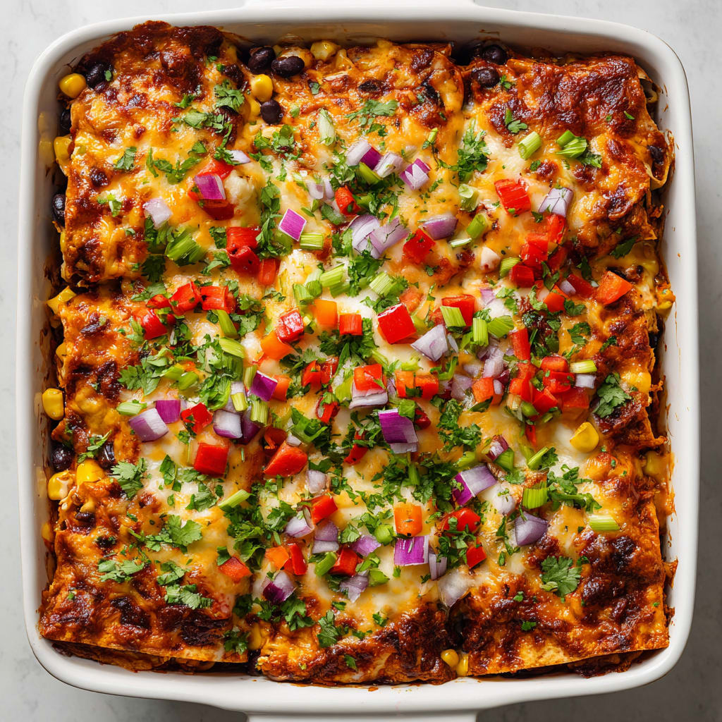 Chicken Burrito Casserole