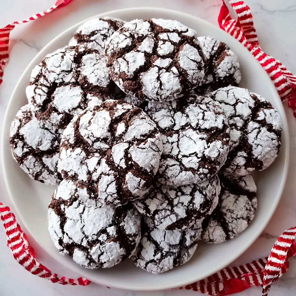 Chocolate Crinkle Cookies
