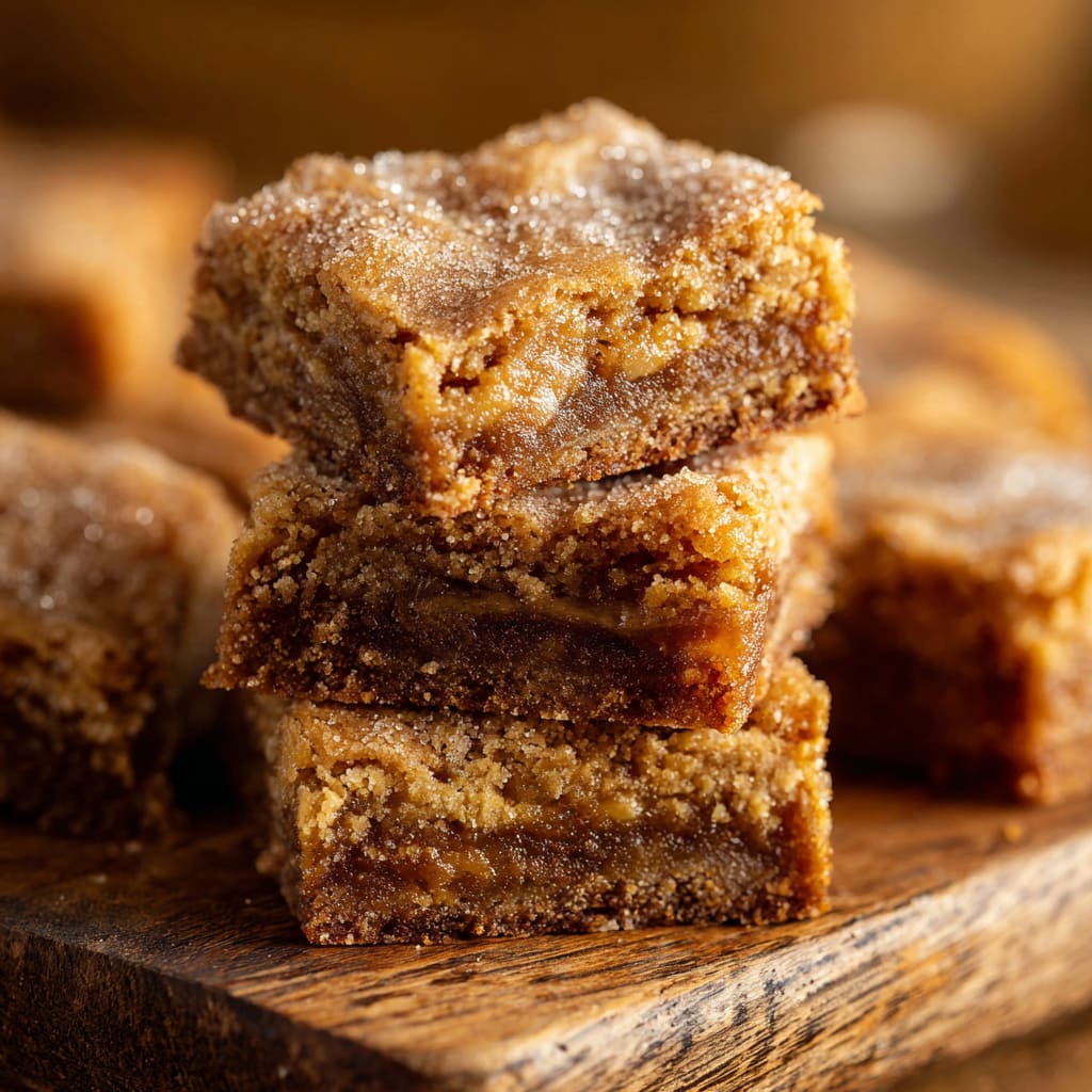 Cinnamon Sugar Blondies