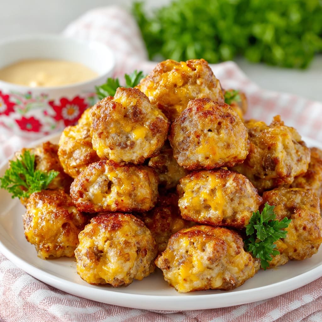Cream Cheese Sausage Balls