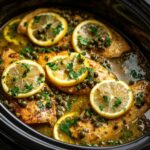 Creamy Crockpot Chicken Piccata