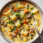 Creamy Hamburger Potato Soup