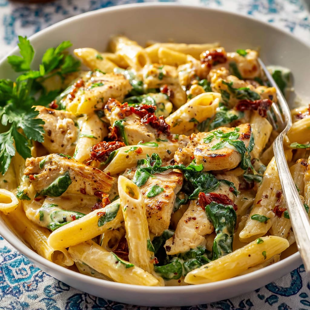 Creamy Tuscan Chicken Pasta