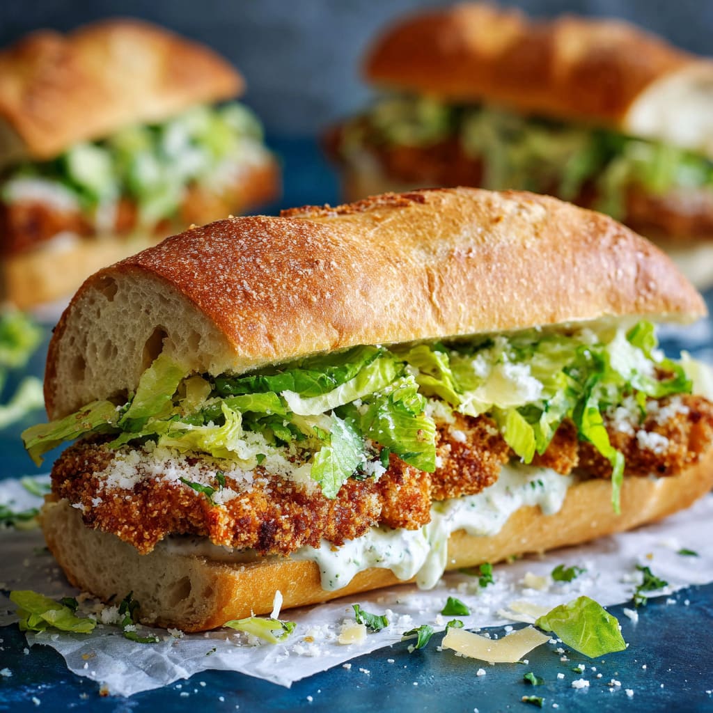 Crispy Chicken Caesar Sandwich