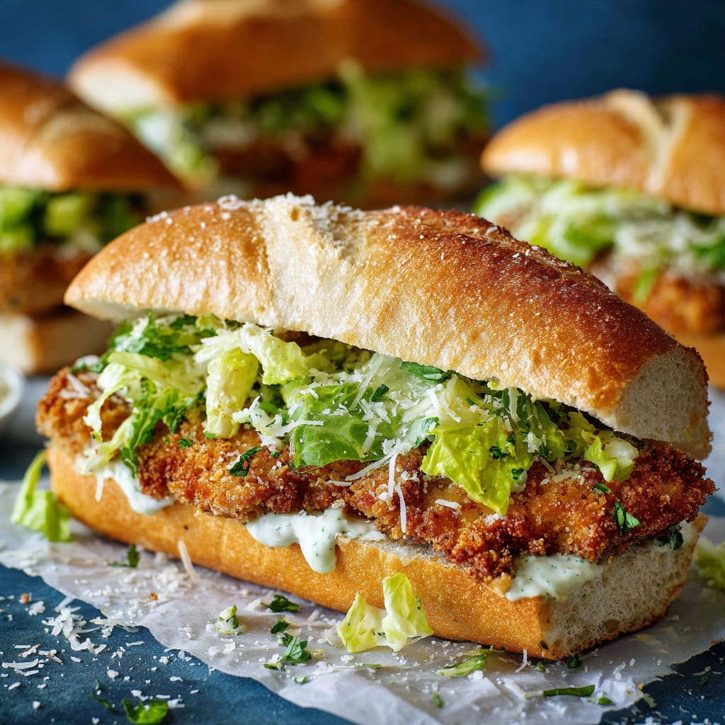 Crispy Chicken Caesar Sandwich