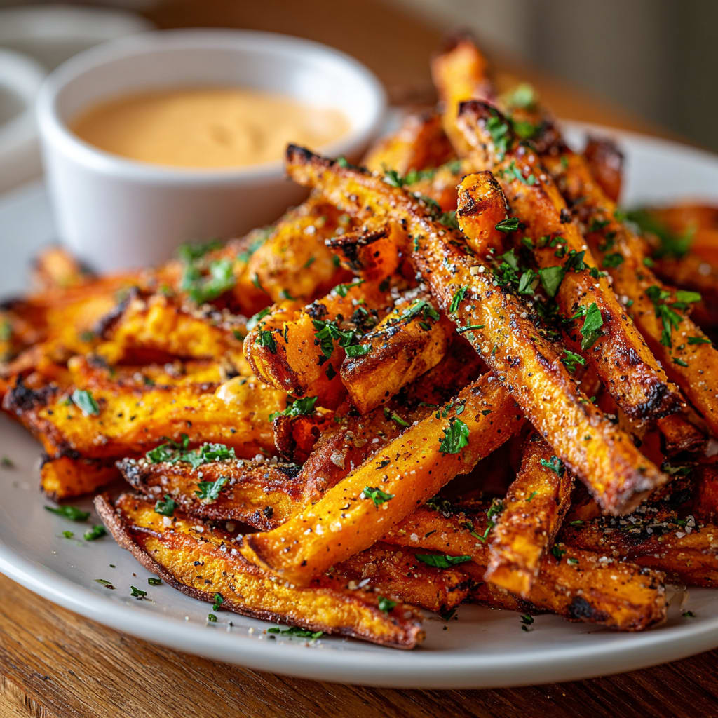 Crispy Oven Baked Sweet Potato Fries