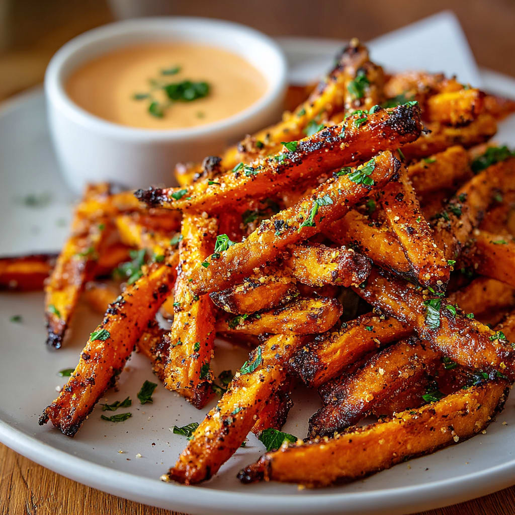 Crispy Oven Baked Sweet Potato Fries