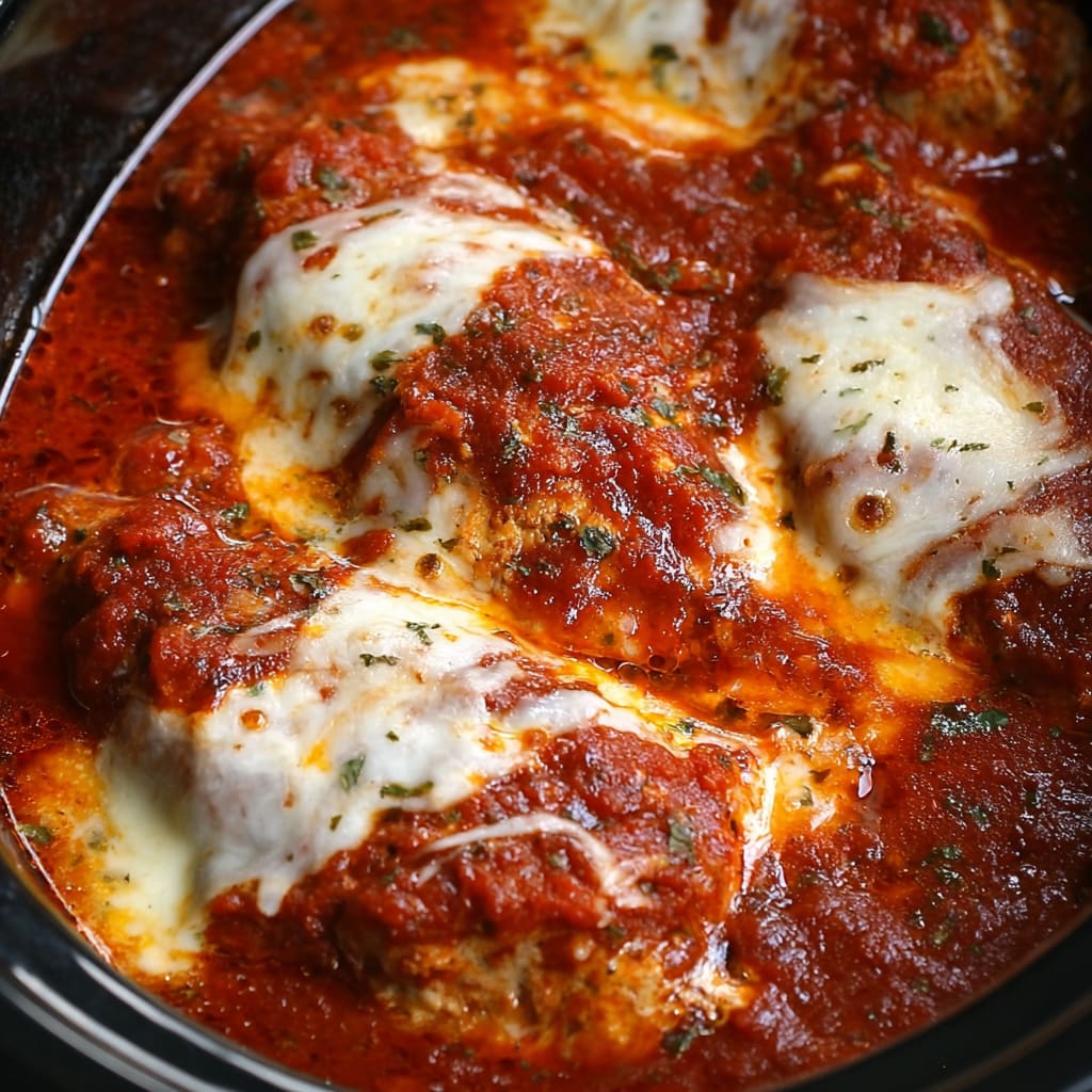 Crock-Pot Chicken Parmesan
