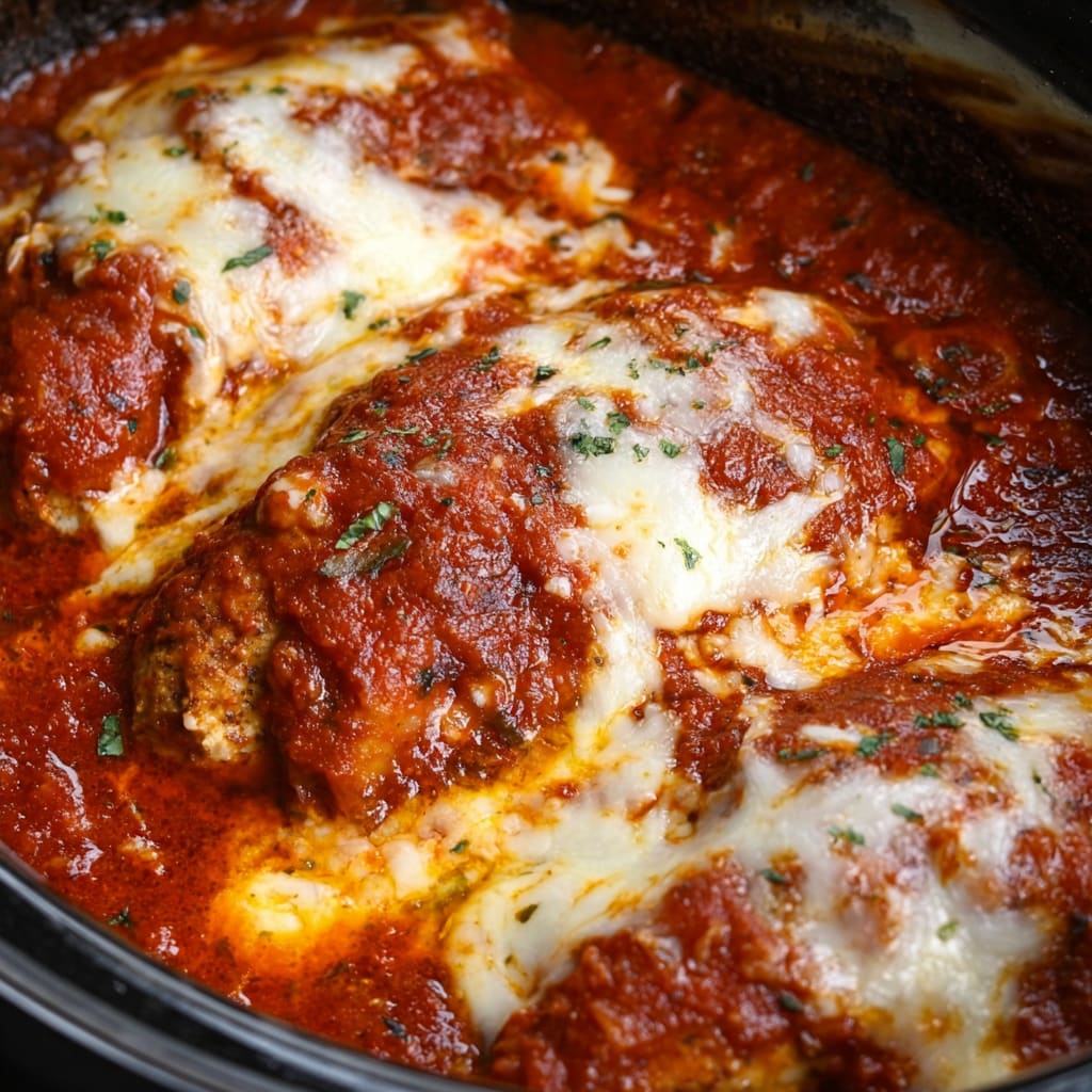 Crock-Pot Chicken Parmesan