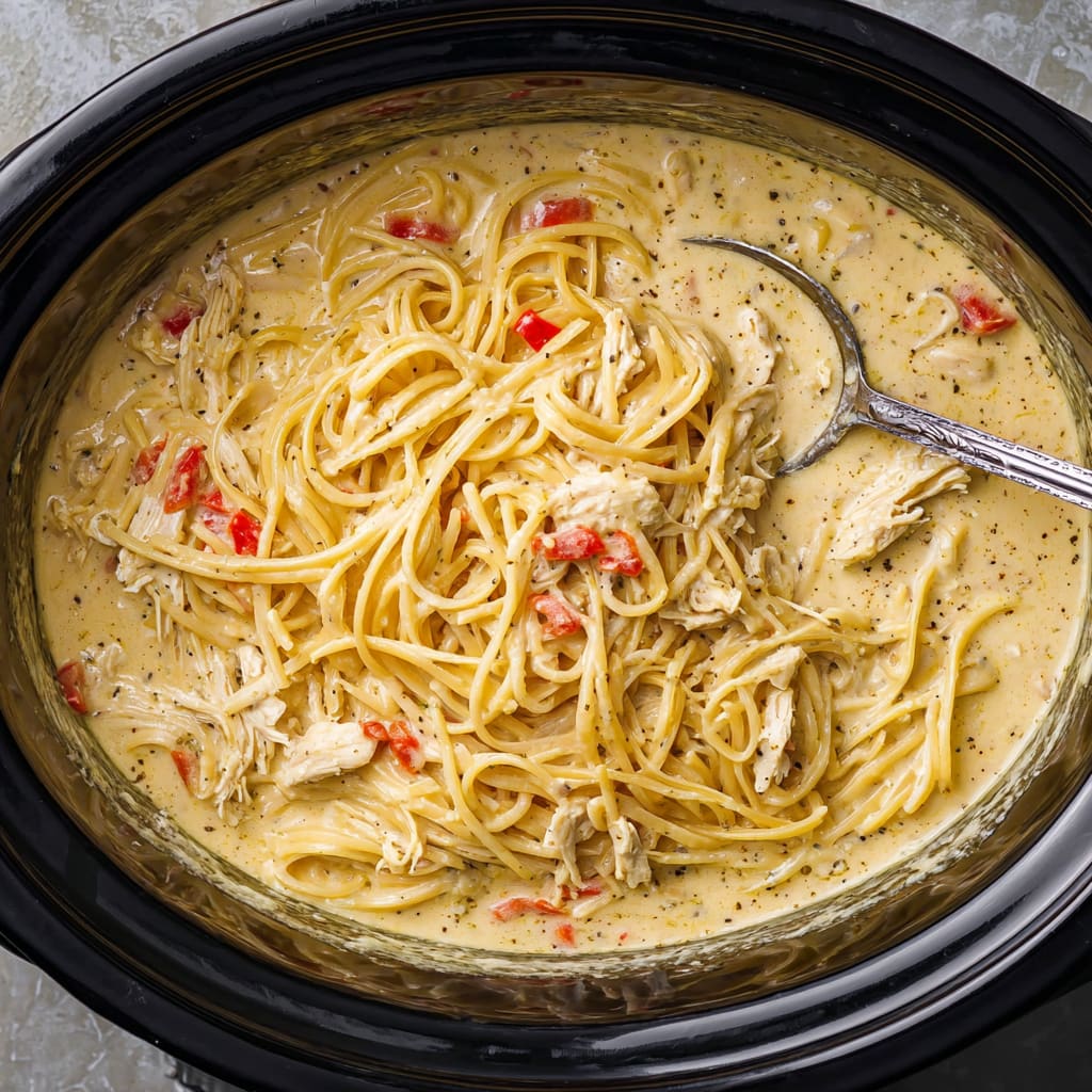 Crock Pot Chicken Spaghetti Recipe