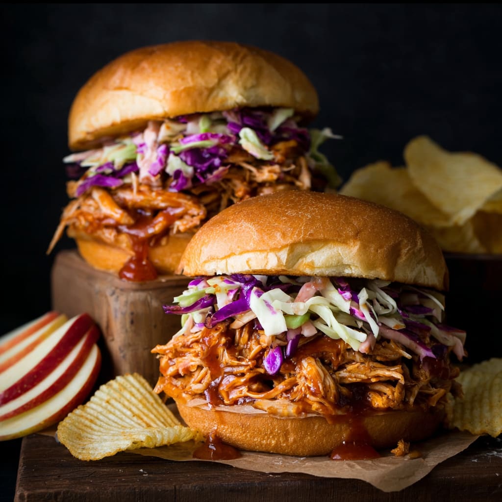 Crockpot BBQ Pulled Chicken