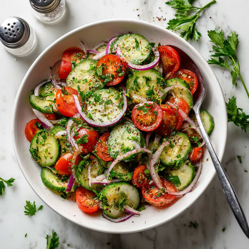 Cucumber Tomato Salad