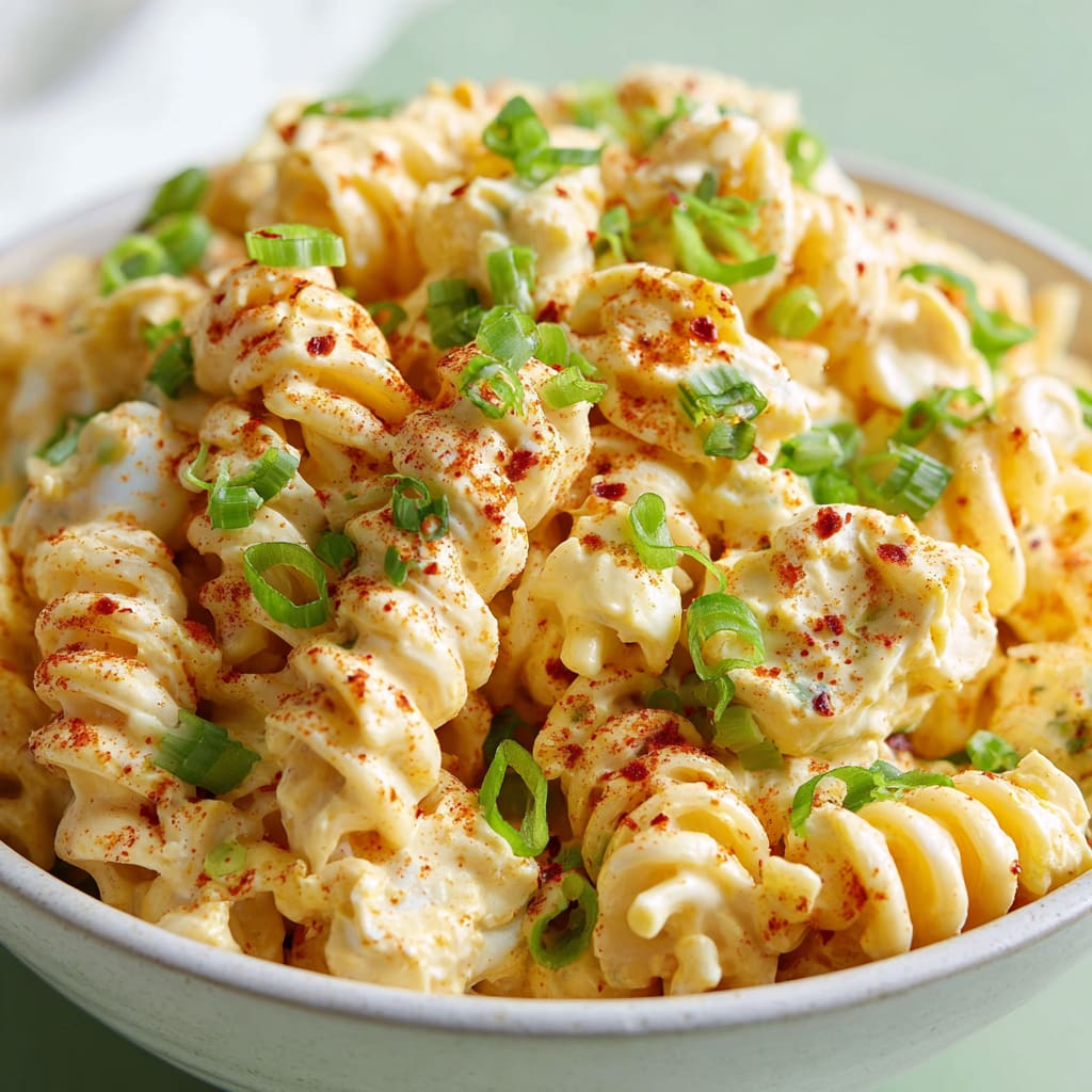 Deviled Egg Pasta Salad