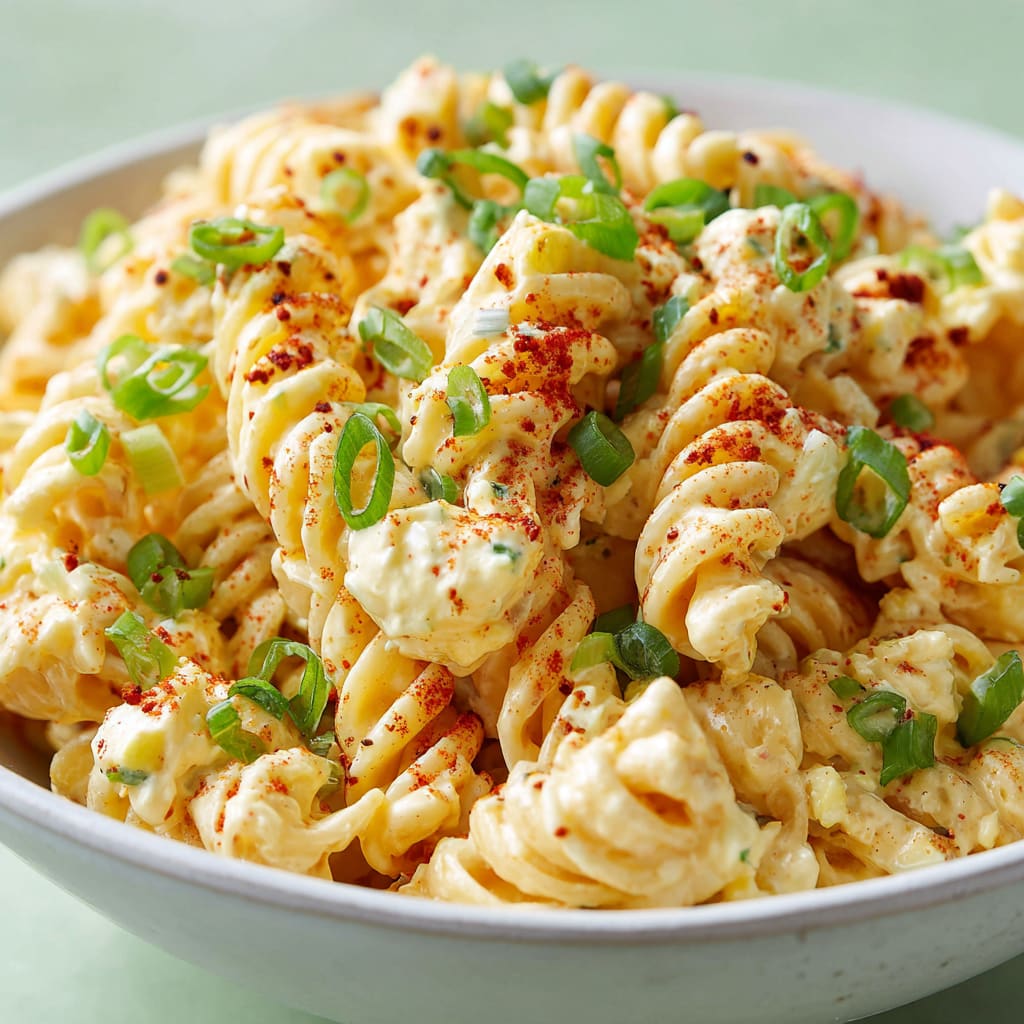 Deviled Egg Pasta Salad