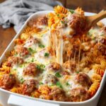 Dump and Bake Meatball Casserole
