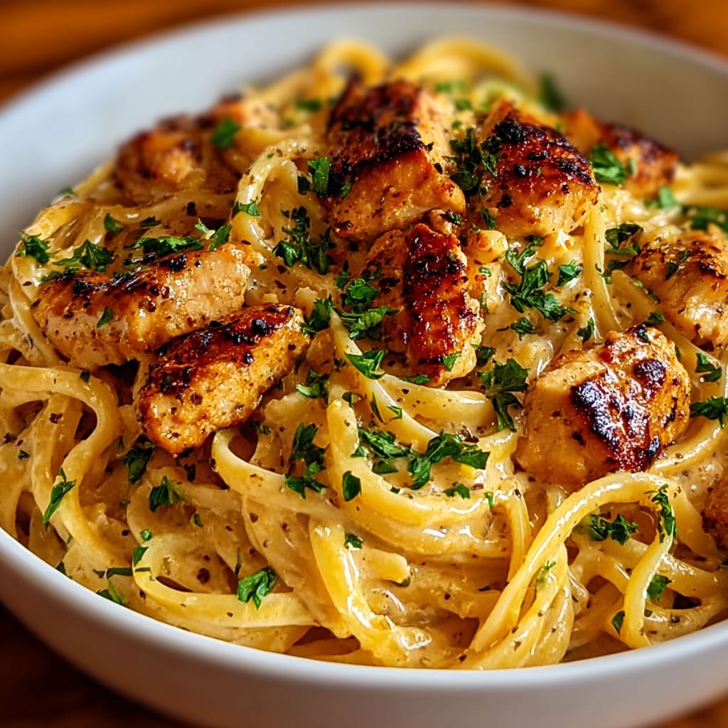 Easy Cowboy Butter Chicken Linguine