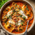Easy Creamy Lasagna Soup