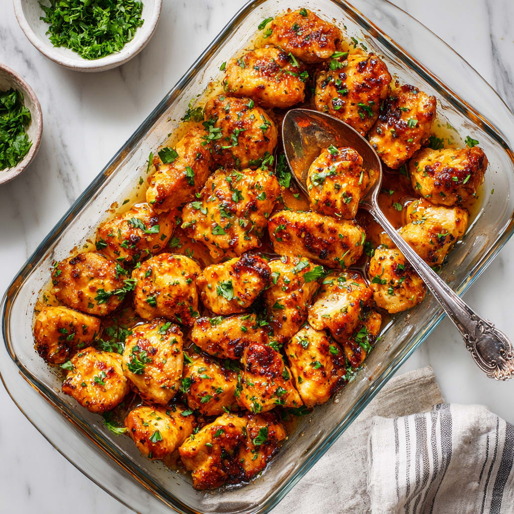 Easy Oven Baked Chicken Bites