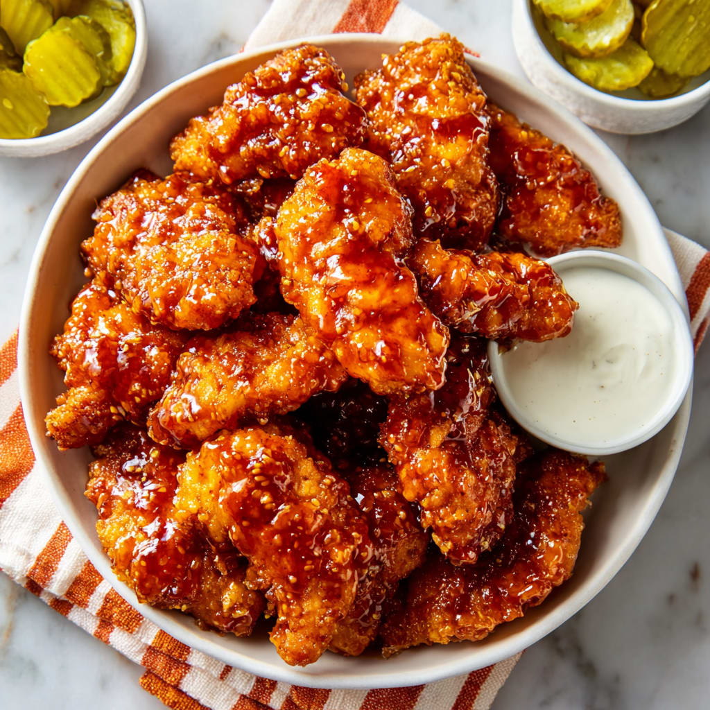 Easy Sticky Chicken Tenders