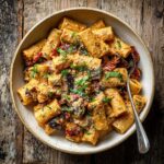 Eggplant and Sun-Dried Tomato Ricotta Pasta