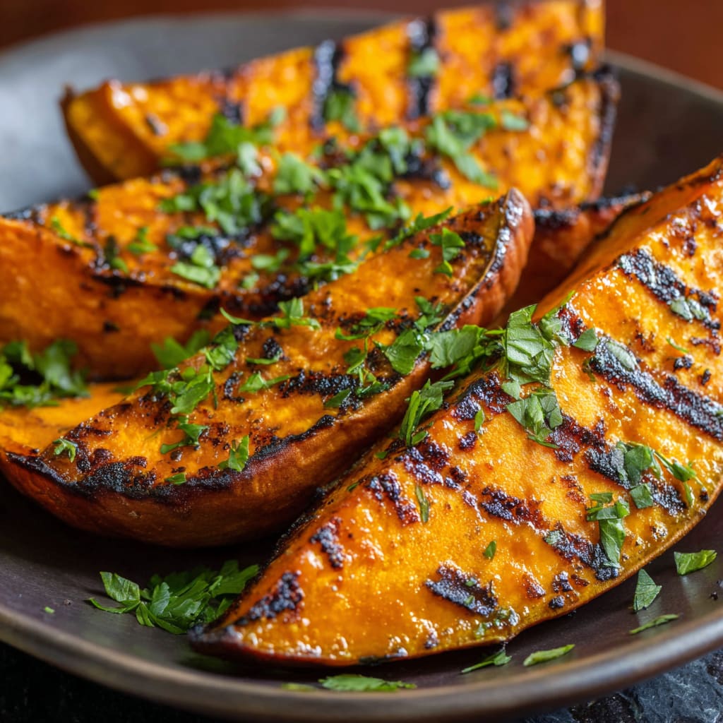 Grilled Sweet Potatoes