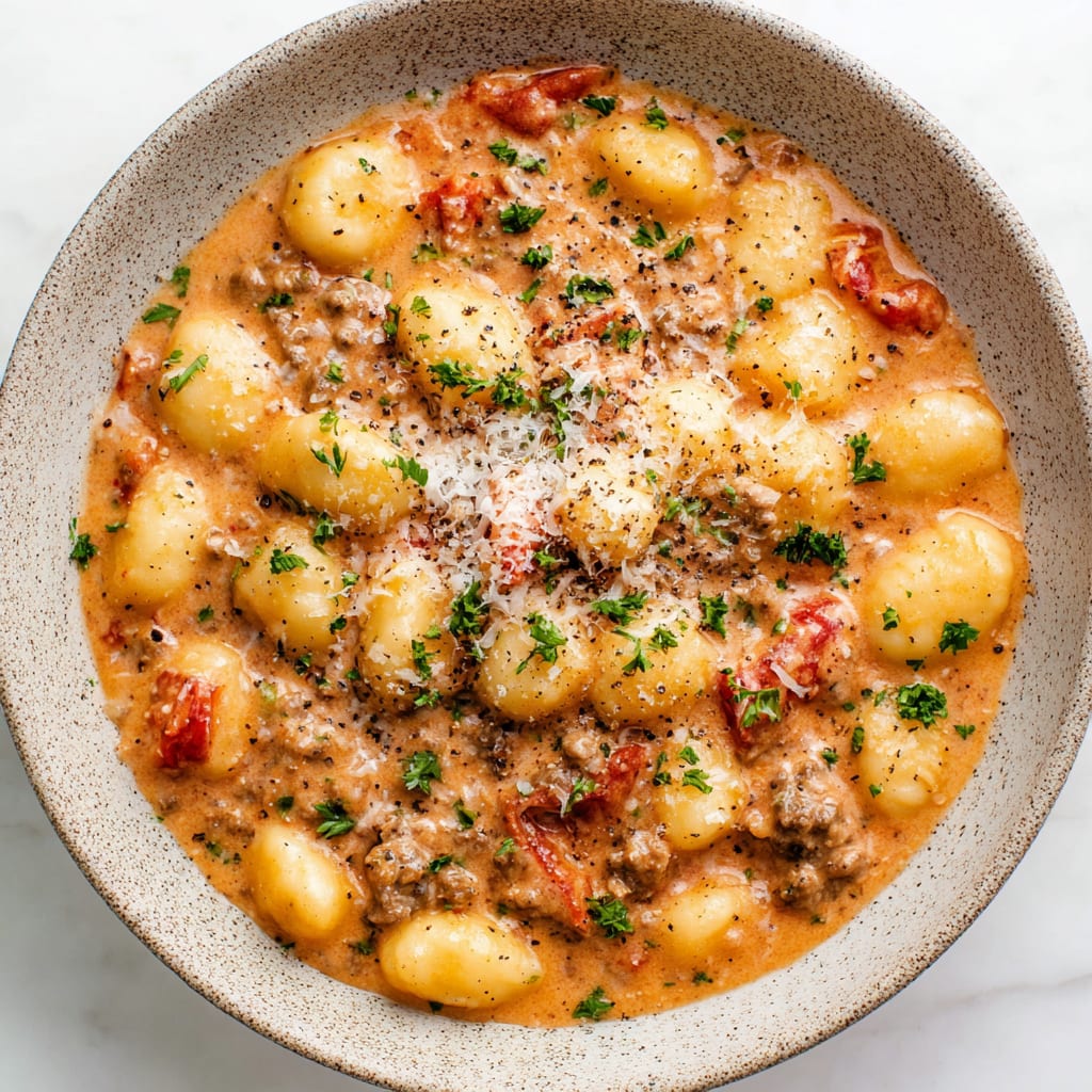 Ground Beef Gnocchi