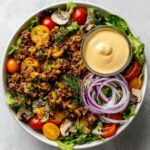 Healthy Burger Bowls with Special Sauce