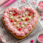 Heart Shaped Cookie Cake