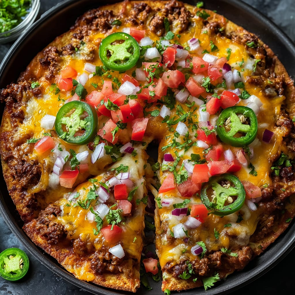 Homemade Mexican Pizza