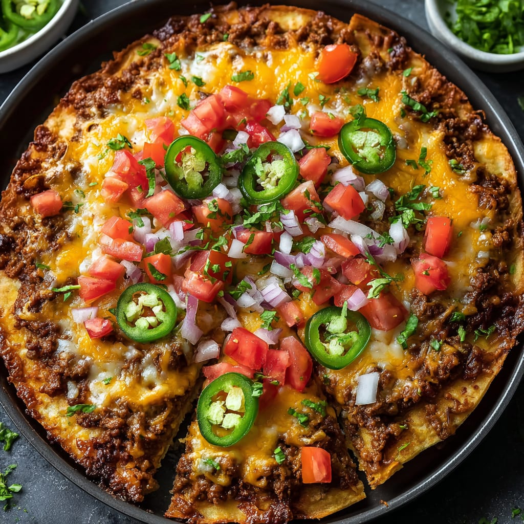Homemade Mexican Pizza