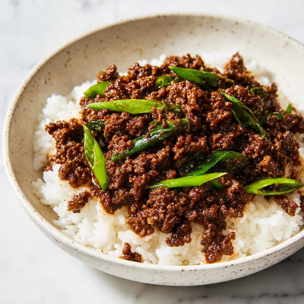 Mongolian Ground Beef