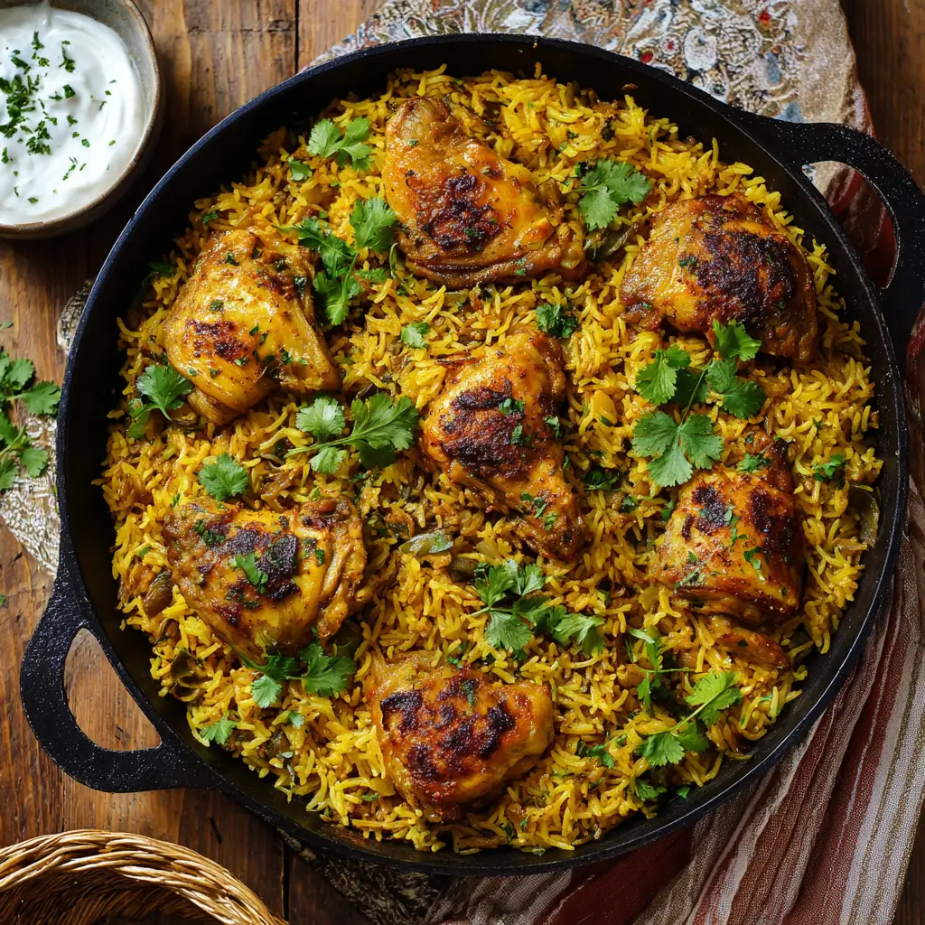 Moroccan Chicken & Rice